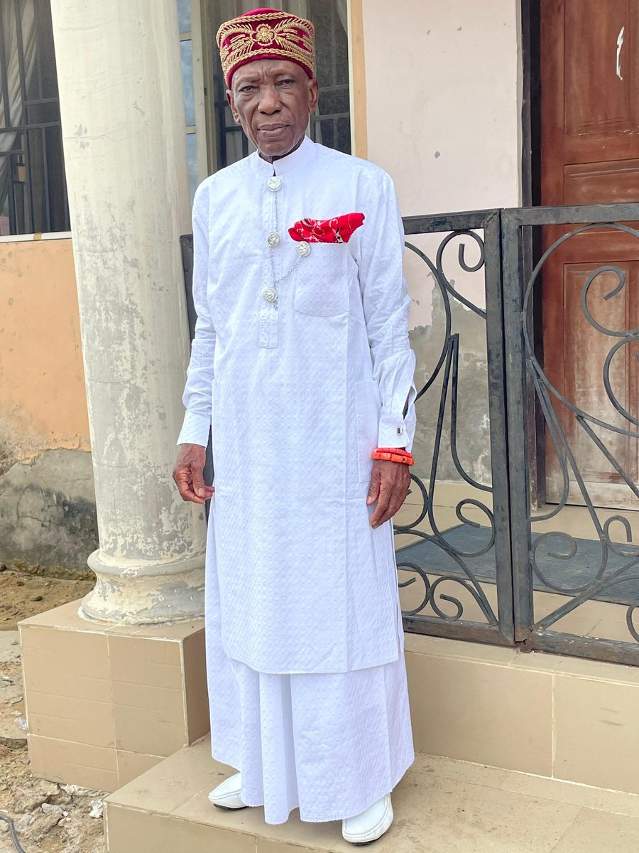 The 10th Ajuwa of Ndoni in traditional attire